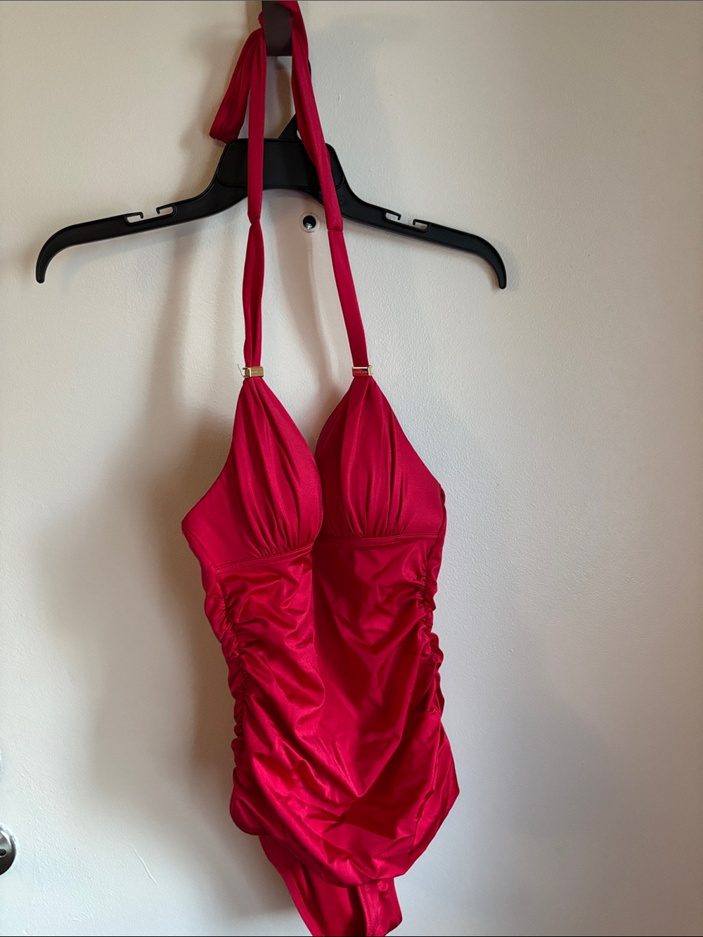 Victoria secret Red Halter One-Piece Swimsuit